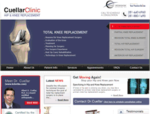 Tablet Screenshot of cuellarclinic.com